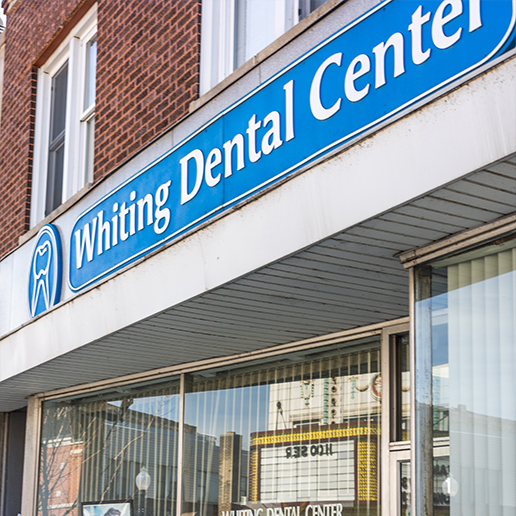 Outside view of Whiting Dental Center