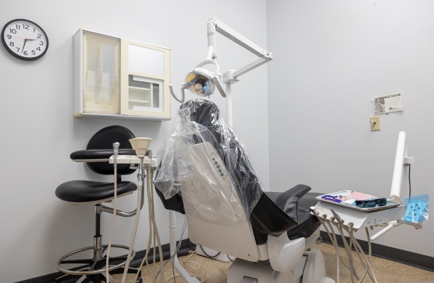 Dental treatment room at United Dental Centers of Chicago