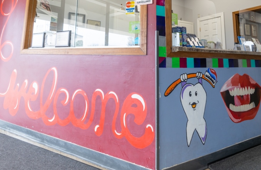 Front desk at United Dental Centers of Chicago